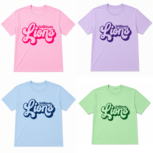 Pastel Lions Tee